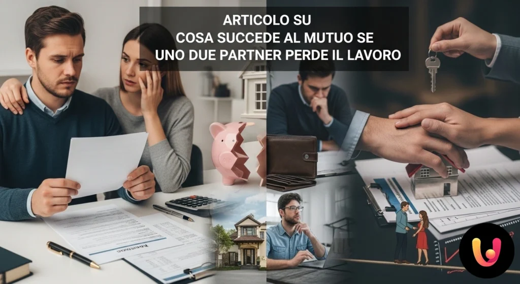 Cuplu cu aer îngrijorat, așezat la o masă, examinând documente financiare, cu un calculator și cheile casei