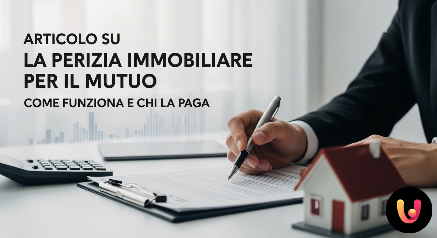 Perizia Immobiliare per Mutuo: Fasi e Costi della Valutazione Un perito professionista esamina la facciata di una casa, annotando dettagli su una cartellina per la valutazione immobiliare