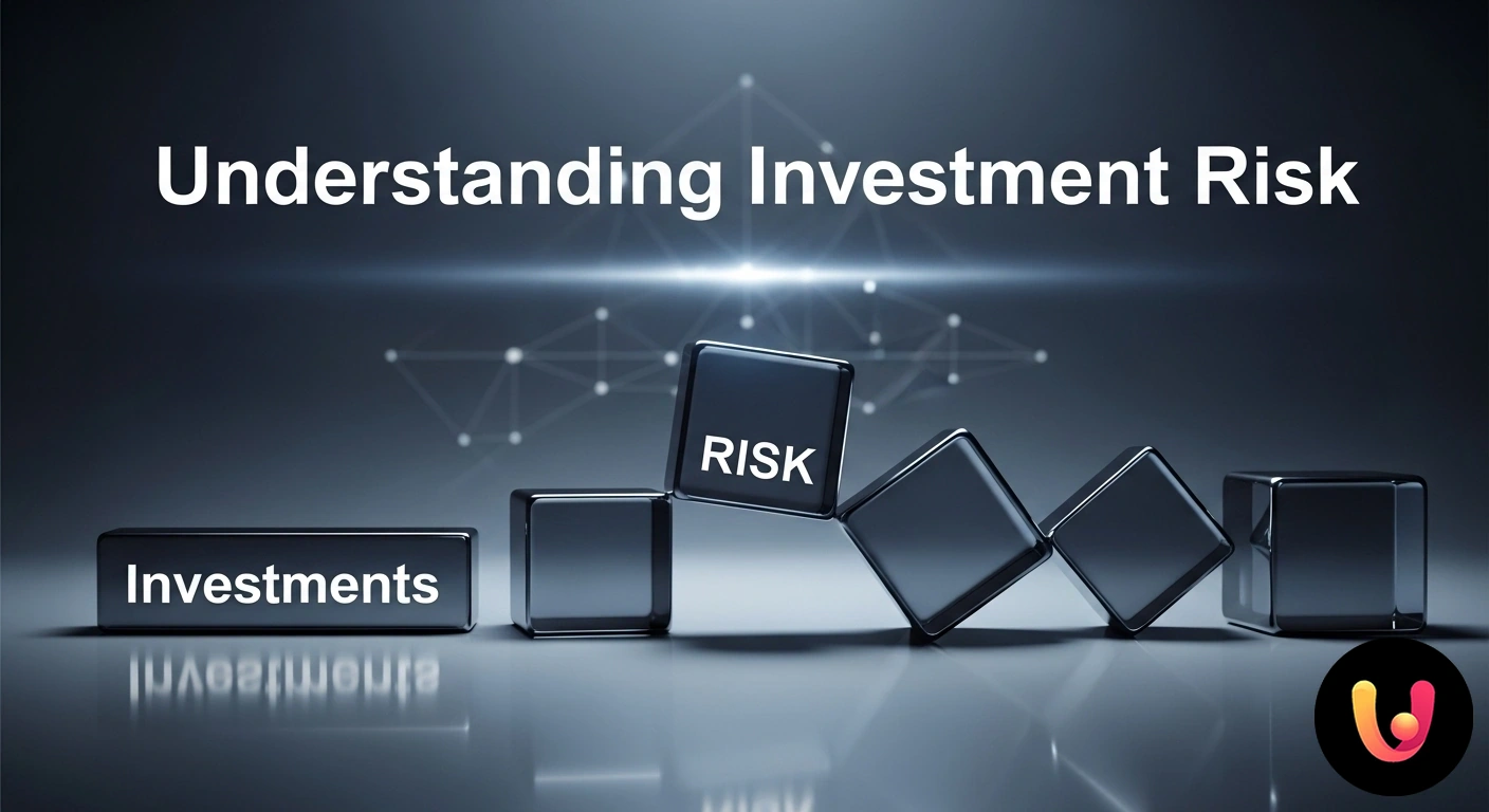Comprendere il Rischio negli Investimenti: Guida Pratica Grafico finanziario con linea di andamento volatile che illustra i picchi e le valli del mercato azionario.