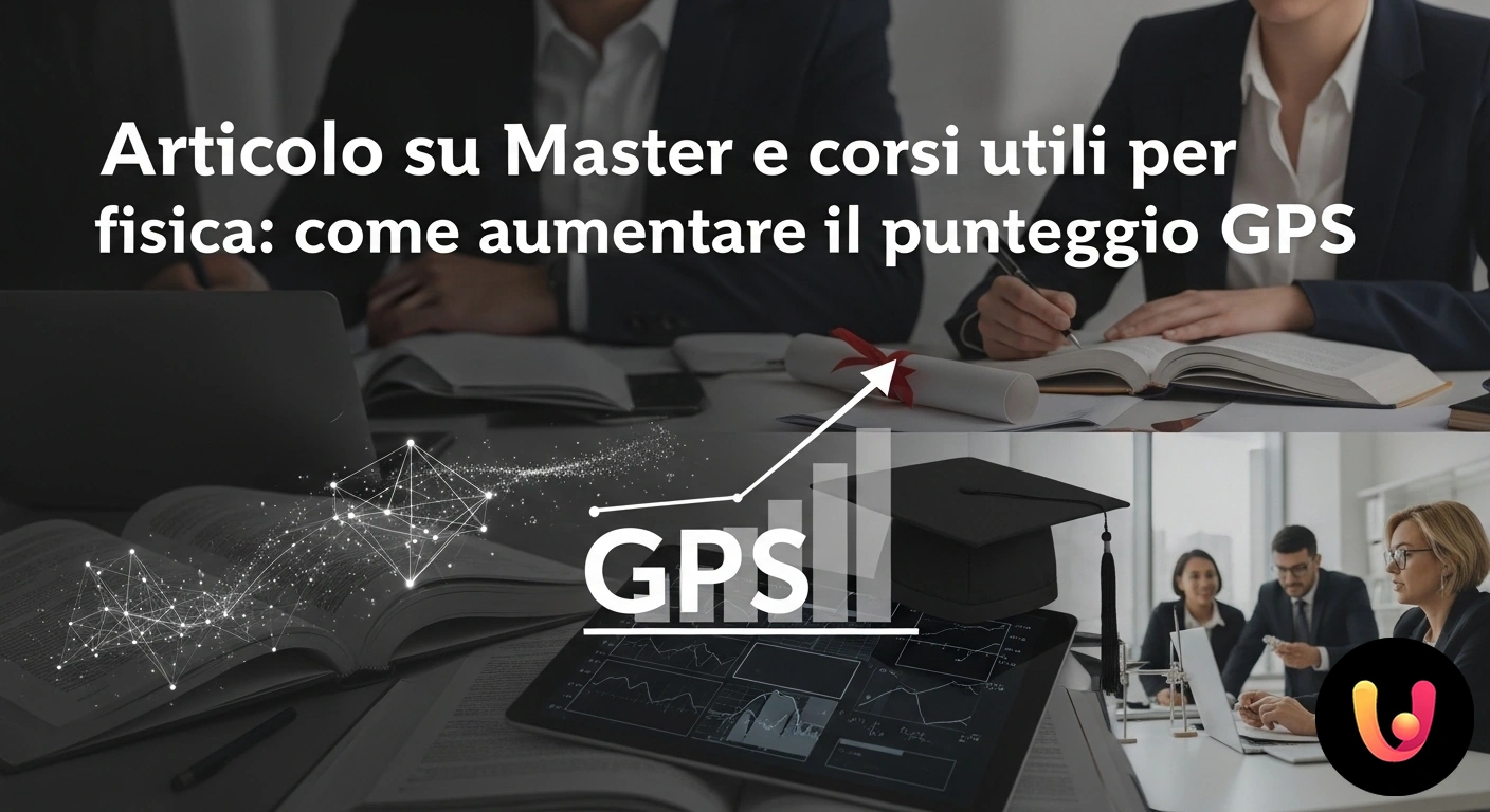 GPS Fisica: più punti con master e corsi giusti