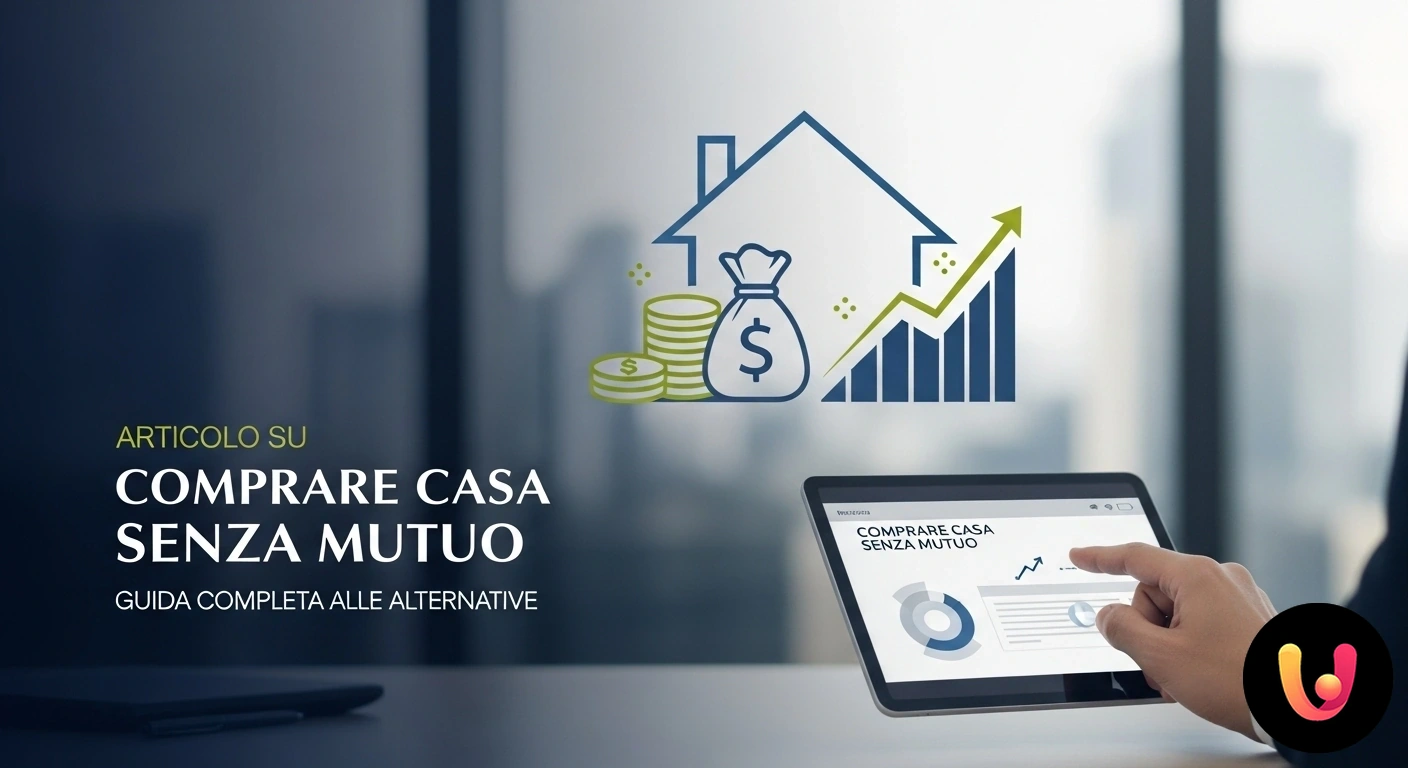 Comprare casa senza mutuo: strategie e alternative per il tuo investimento immobiliare. Mano che inserisce una moneta in un salvadanaio a forma di casa, a simboleggiare l'acquisto immobiliare tramite risparmio.