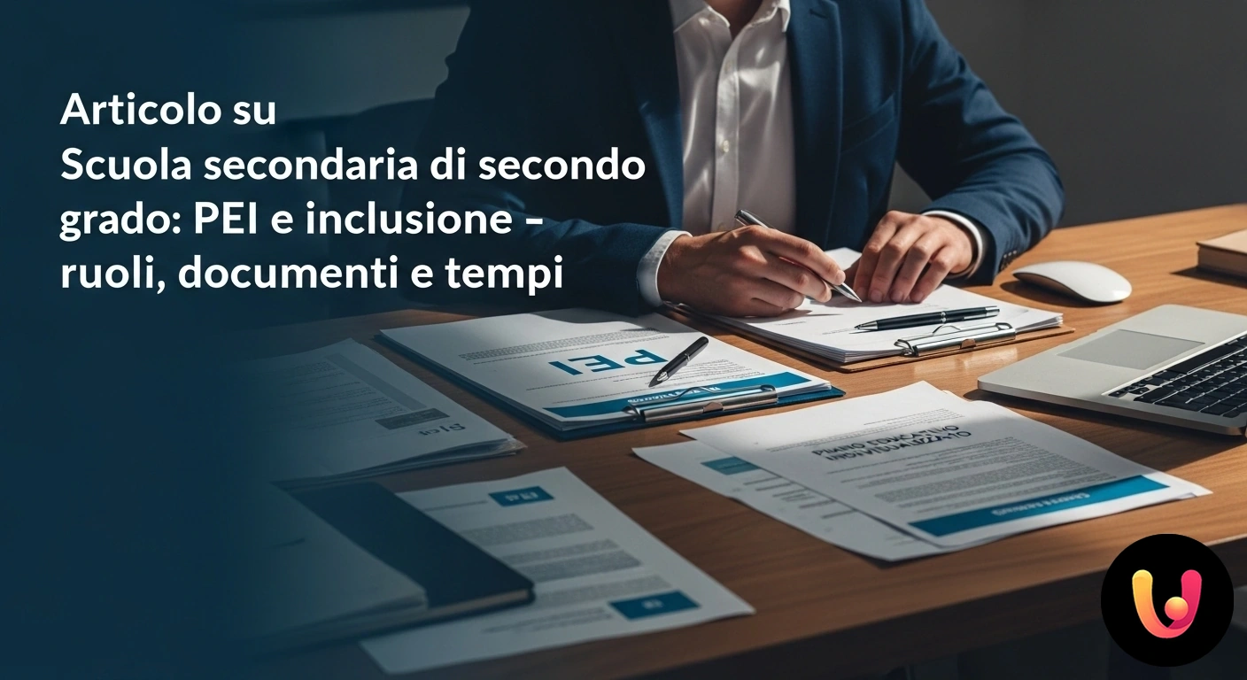 PEI e Inclusione Scuola Secondaria: Guida a Ruoli, Documenti e Tempi Incontro collaborativo tra docenti, famiglia e specialisti per la definizione del piano educativo individualizzato (pei).