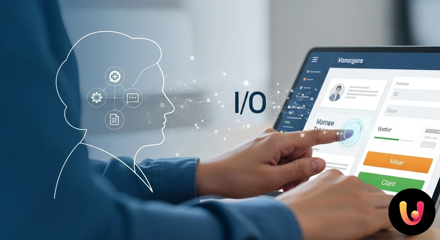 Gestione App IO per anziani: la guida completa alla delega dell'identità digitale. Una persona giovane assiste un familiare anziano indicando lo schermo di uno smartphone che mostra l'interfaccia di un'app.