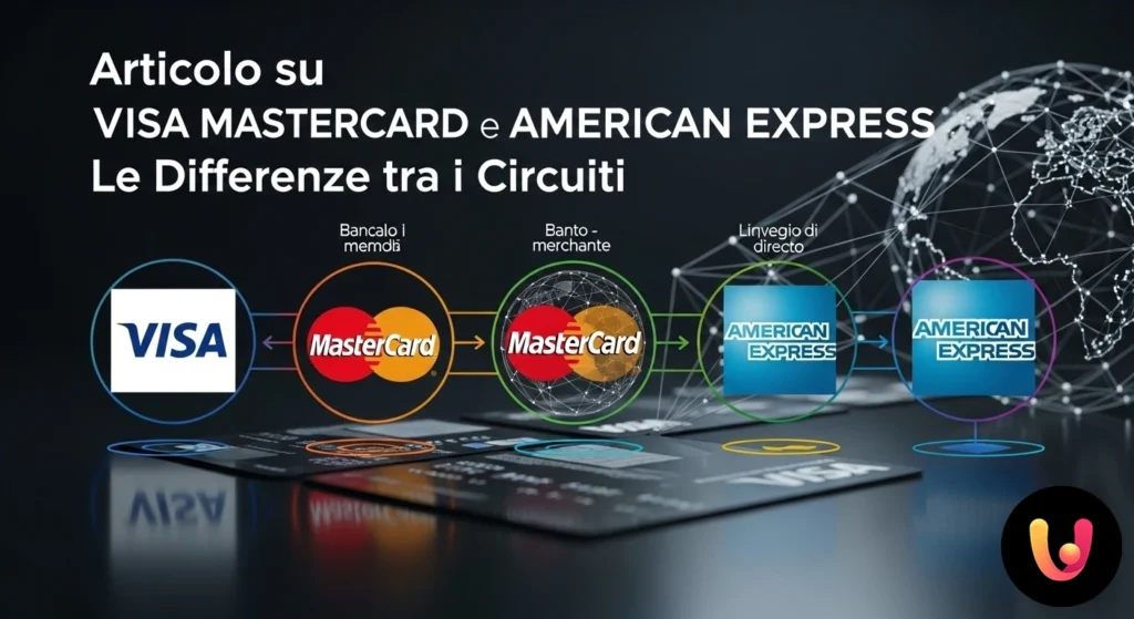 Visa vs Mastercard vs Amex: As Diferenças que Deve Conhecer Três cartões de crédito lado a lado, representando os circuitos de pagamento visa, mastercard e american express.