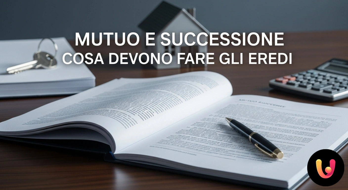 Mutuo e Successione: Guida Completa per gli Eredi Mani che si scambiano le chiavi di una casa sopra a documenti legali, simboleggiando la successione di un immobile con mutuo.