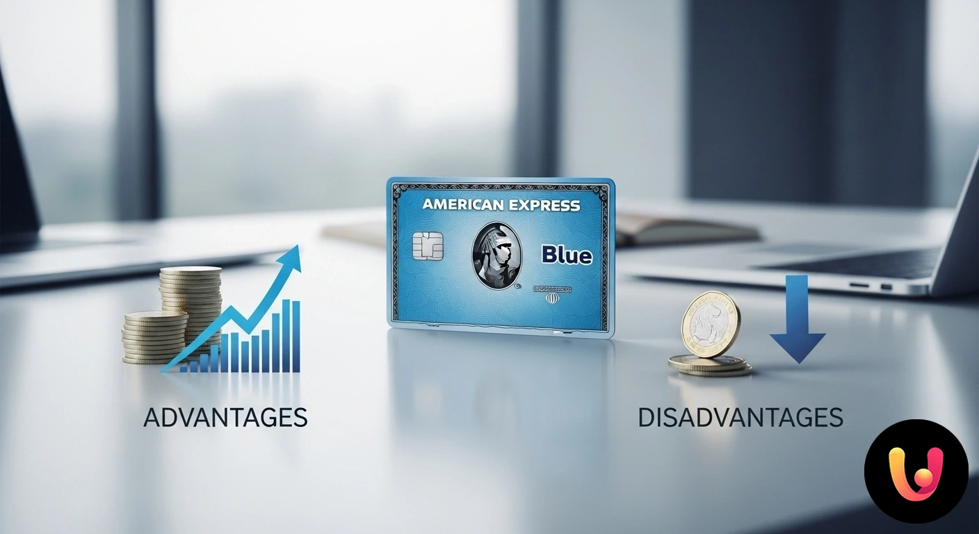 Recensione Carta Blu American Express: Analisi completa dei vantaggi. Primo piano della carta di credito blu american express tenuta in mano, con il logo e il design ben visibili.
