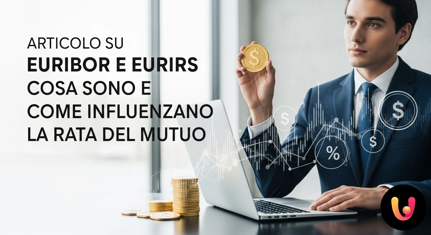 Euribor e Eurirs: come influenzano la rata del tuo mutuo Grafico con linee di tendenza che illustrano le fluttuazioni dei tassi di interesse euribor ed eurirs.