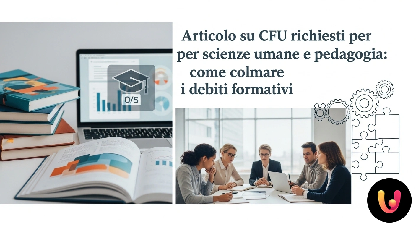 CFU Scienze Umane: guida per colmare i debiti formativi