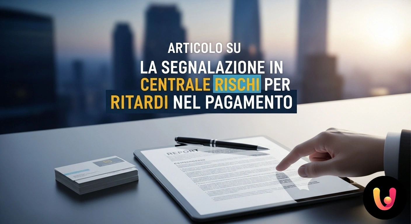 Segnalazione in Centrale Rischi per Ritardo Pagamenti: Guida e Soluzioni Persona con espressione preoccupata che esamina una lettera di notifica ufficiale relativa a una posizione debitoria.