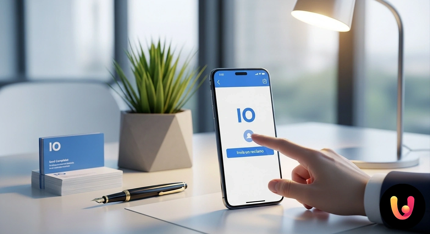 Guida completa all'invio di reclami tramite l'app IO Smartphone che mostra la schermata dell'app io per l'invio di una comunicazione formale a un ente della pubblica amministrazi