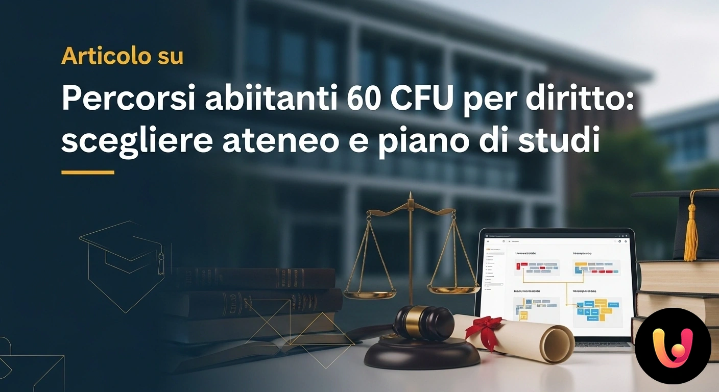 Percorsi 60 CFU Diritto: Guida a atenei e piani di studio