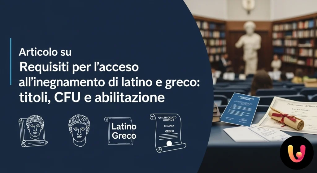 Pila di antichi volumi di letteratura classica su una scrivania; un libro è aperto e mostra un testo in greco antico.