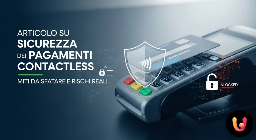 Contactless: Sigur sau Riscant? Ghidul Definitiv Persoană care efectuează o plată contactless apropiind un card de credit de un terminal POS iluminat.