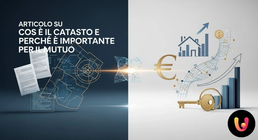 Crédito à Habitação e Catasto: o que precisa de saber antes de assinar Técnico a examinar uma planta cadastral de um imóvel juntamente com um cliente para o processo de crédito à habitação.