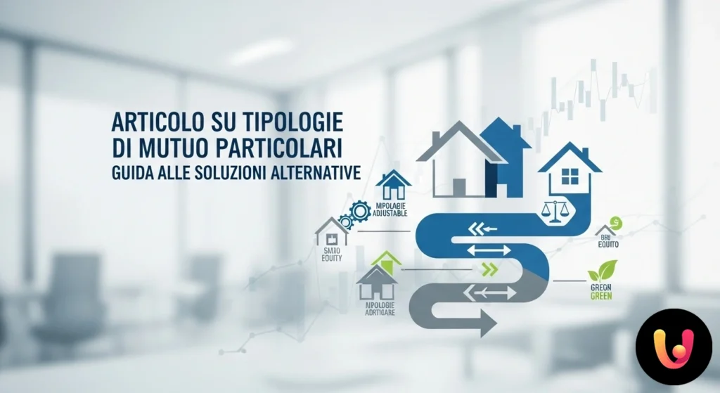 Credite ipotecare alternative: ghid pentru soluții neconvenționale Busolă care indică pictograma unei case printre diverse opțiuni, simbolizând ghidul către soluții de credit ipotecar alternative.
