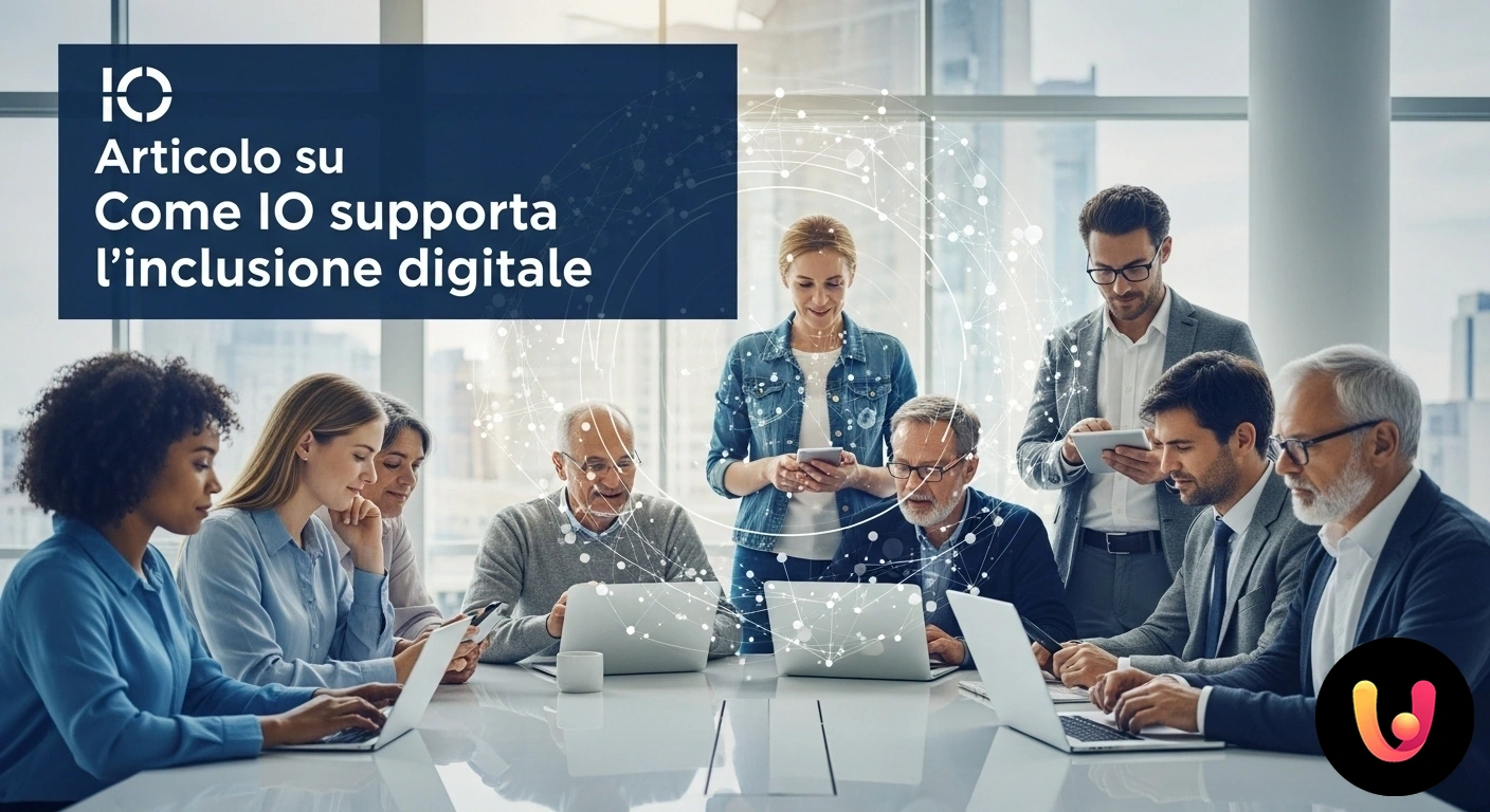 App IO e Inclusione Digitale: Servizi Pubblici per Tutti Interfaccia semplificata dell'app io su smartphone, che rende i servizi digitali della pubblica amministrazione accessibili.