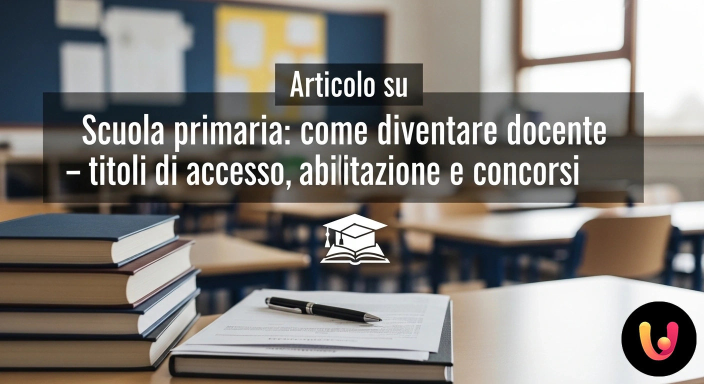 Guida completa per diventare docente di scuola primaria: requisiti e concorsi. Docente in un'aula di scuola primaria durante una lezione interattiva con alunni che partecipano attivamente.