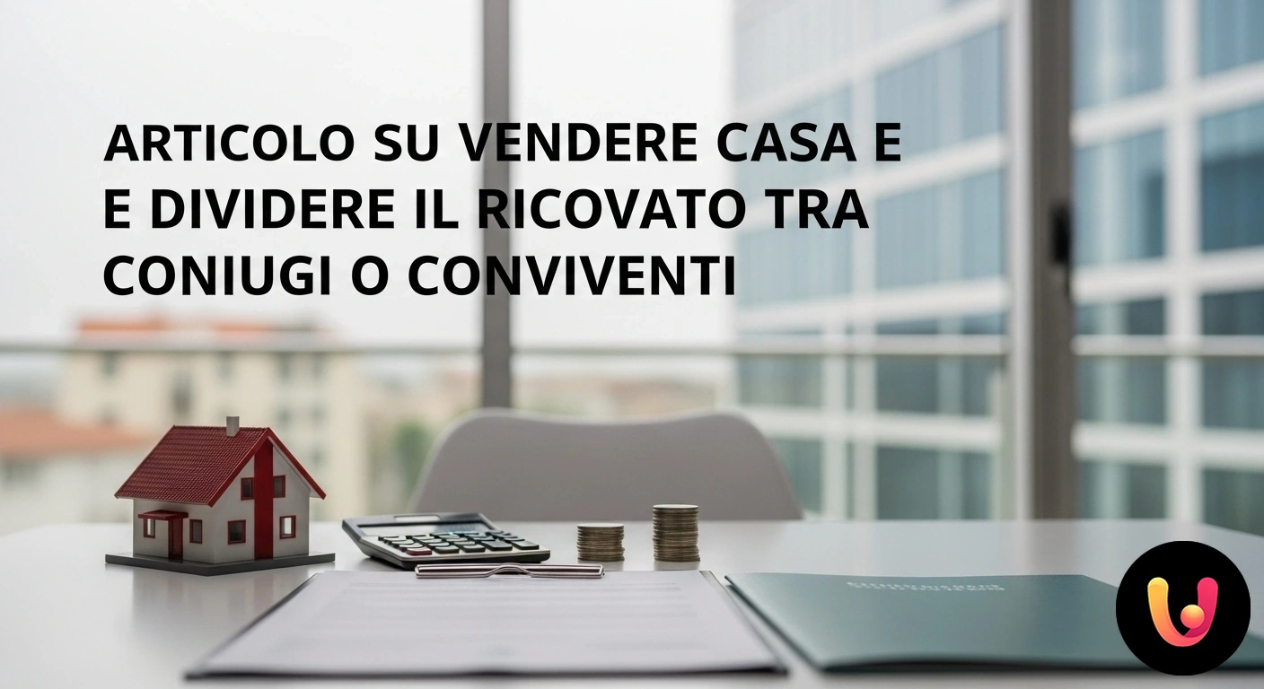 Vendere casa e dividere il ricavato: la guida per coniugi e conviventi Mani che si scambiano le chiavi di una casa sopra un contratto, simboleggiando l'accordo di vendita e la divisione dei beni.