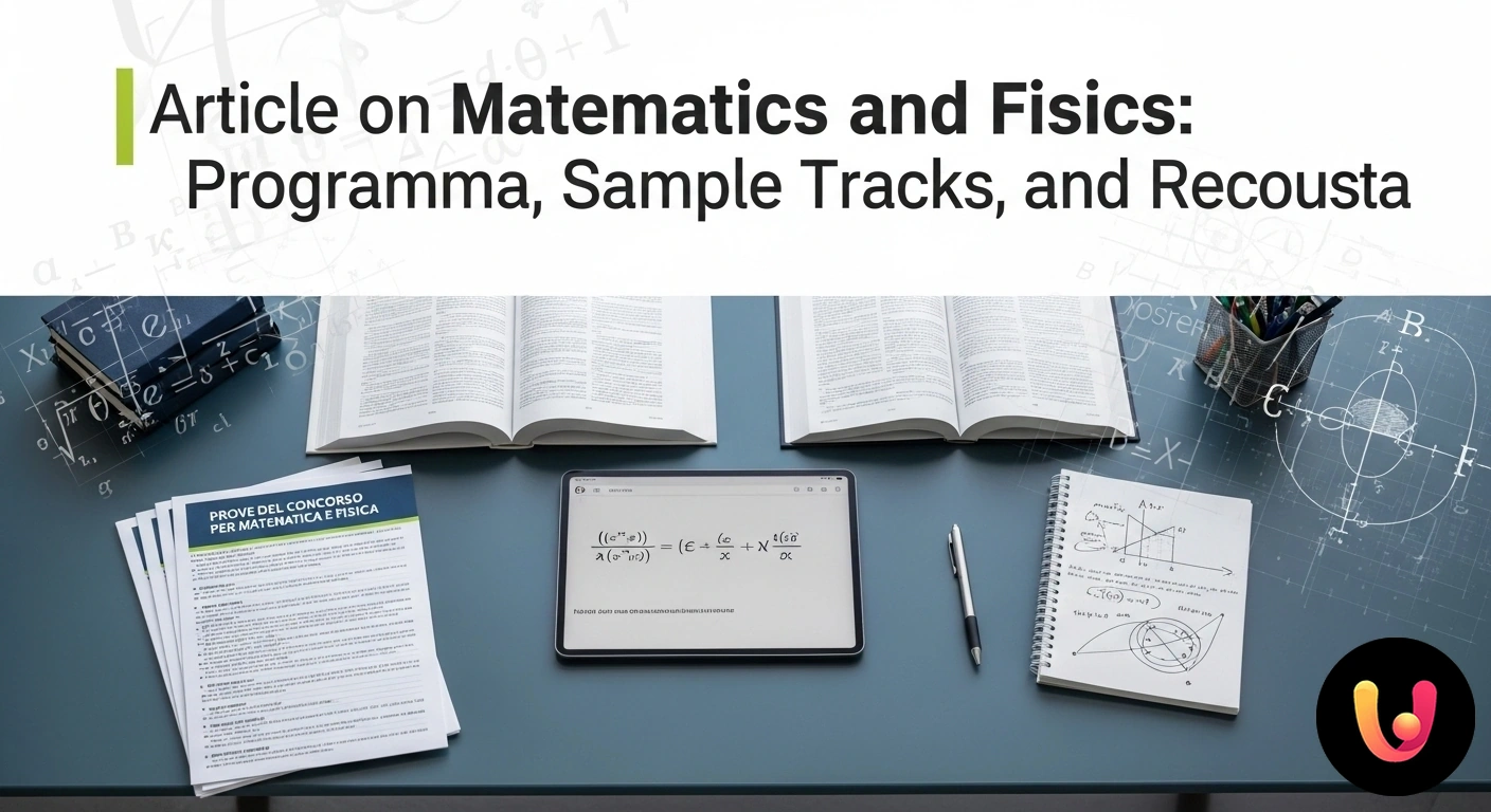 Guida completa alle prove del concorso di matematica e fisica: programmi e risorse. Lavagna nera con formule complesse di matematica e fisica, come derivate e diagrammi di fisica, scritte a mano con un gesso.