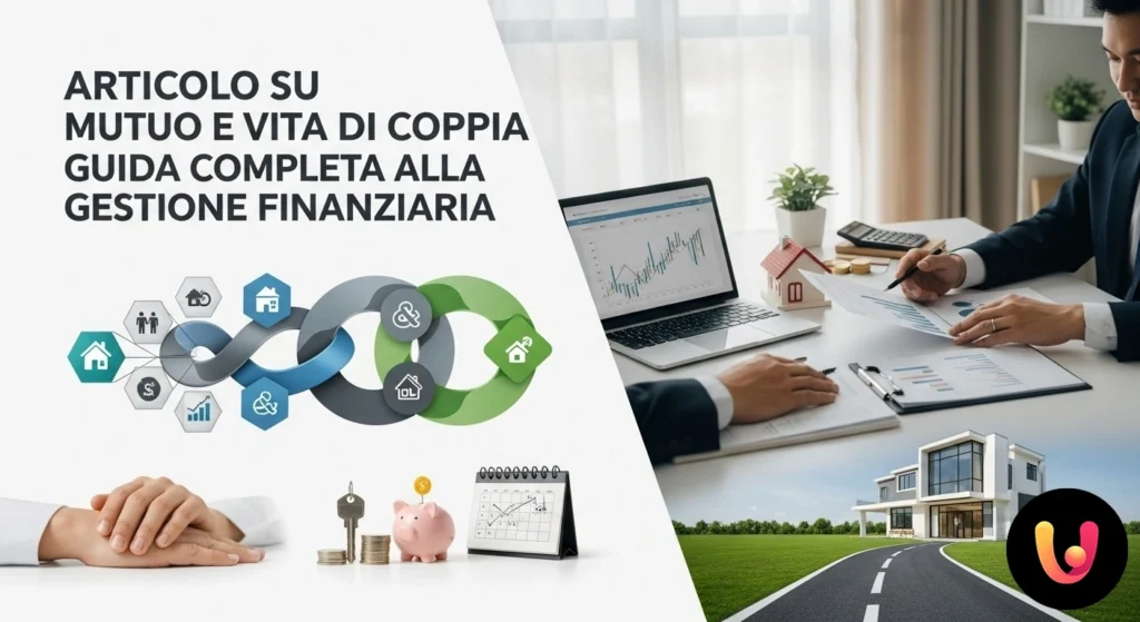 Crédito habitação a dois: guia para compra, gestão e proteções legais Casal a consultar documentos e um computador portátil para planear a gestão financeira do crédito habitação.