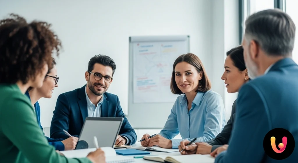 Insegnante di sostegno affianca un alunno durante un'attivit&agrave; didattica personalizzata in un'aula scolastica.