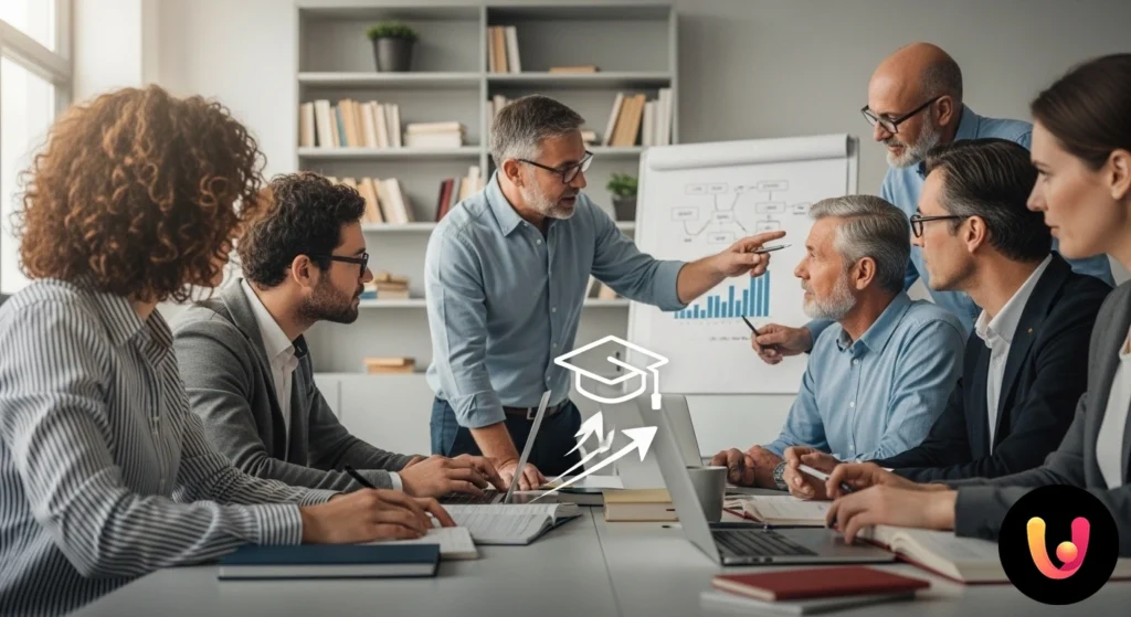 Scuola: Aumentare Punteggio con Master e Corsi – Guida 2025 Docente esibisce un attestato di specializzazione, simbolo del percorso formativo per migliorare la posizione in graduatoria.