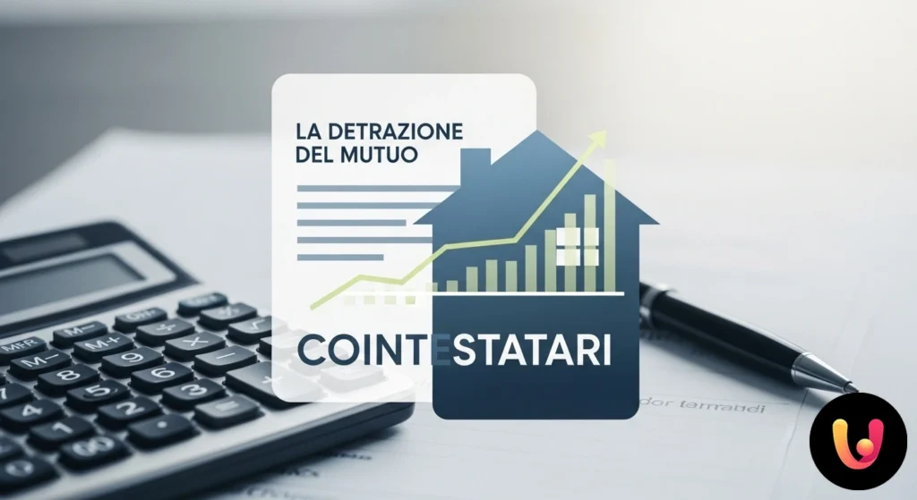 Joint Mortgage Deduction: A Guide to Splitting It A couple of joint borrowers sitting at a table analyzing mortgage documents together to calculate tax deductions.