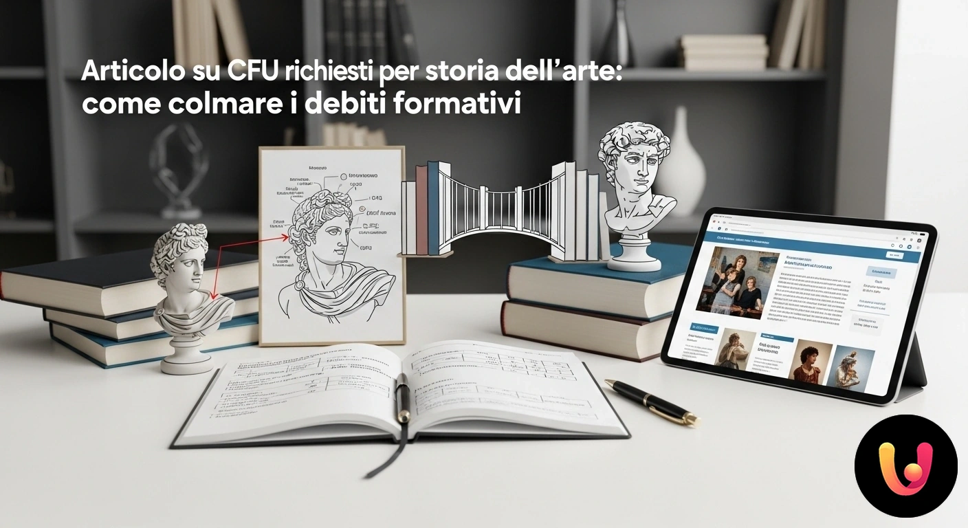 CFU Storia dell’Arte: Come Colmare i Debiti Formativi