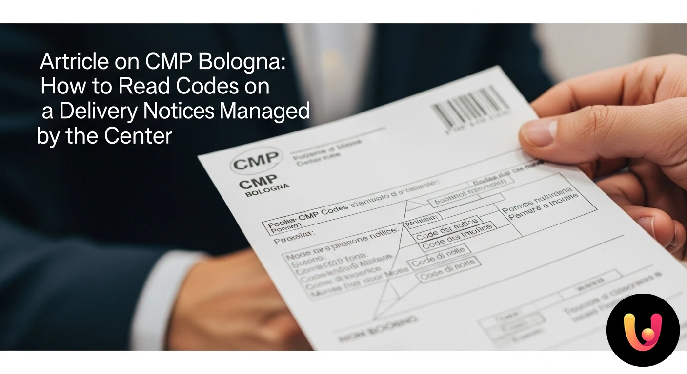 Guida completa ai codici avviso di giacenza CMP Bologna Primo piano di un avviso di giacenza con focus sui codici numerici e a barre utili per identificare la tipologia di raccomand