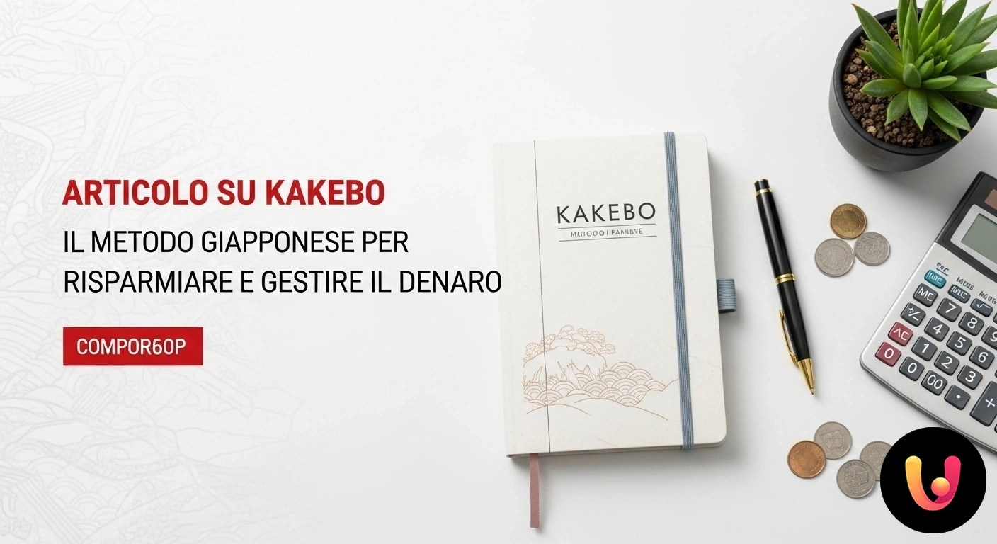 Kakebo: l'arte giapponese del risparmio per un budget consapevole. Mani che annotano entrate e uscite su un registro finanziario, simbolo del metodo kakebo per il controllo del budget.