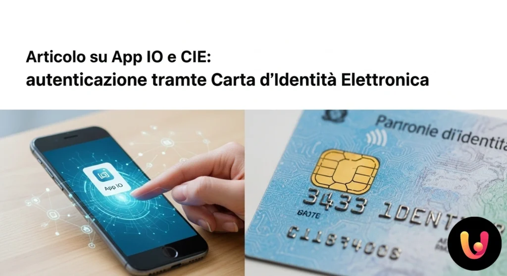 Autenticazione all'app io tramite carta d'identit&agrave; elettronica (cie) avvicinata al sensore nfc di uno smartphone.