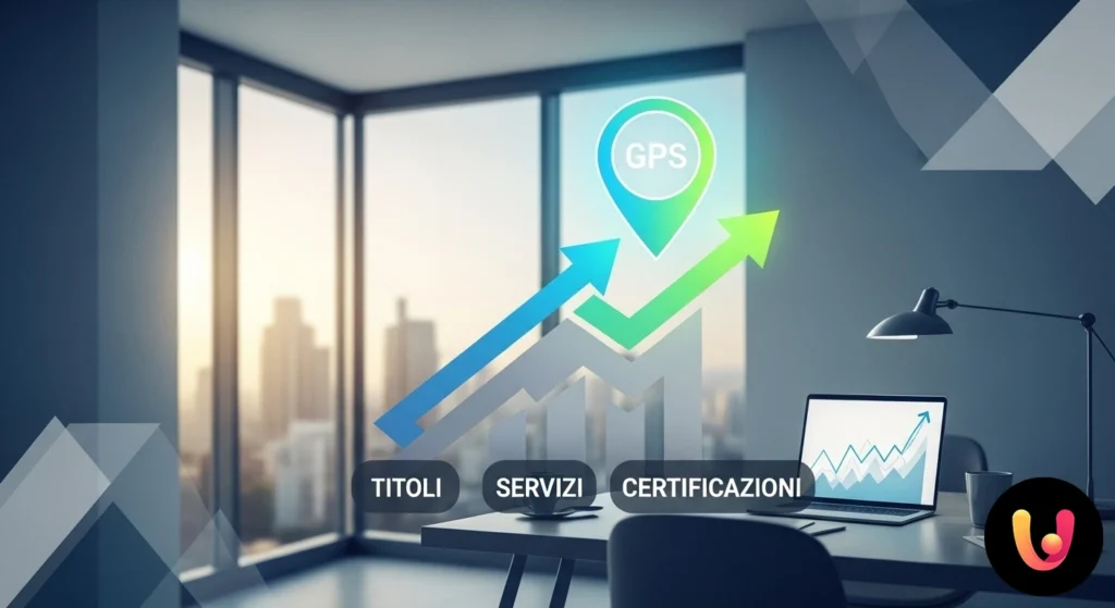 Punteggi GPS: guida a titoli, servizi e certificazioni per scalarli Infografica che illustra i tre elementi chiave per aumentare il punteggio gps: titoli di studio, anni di servizio e certifica