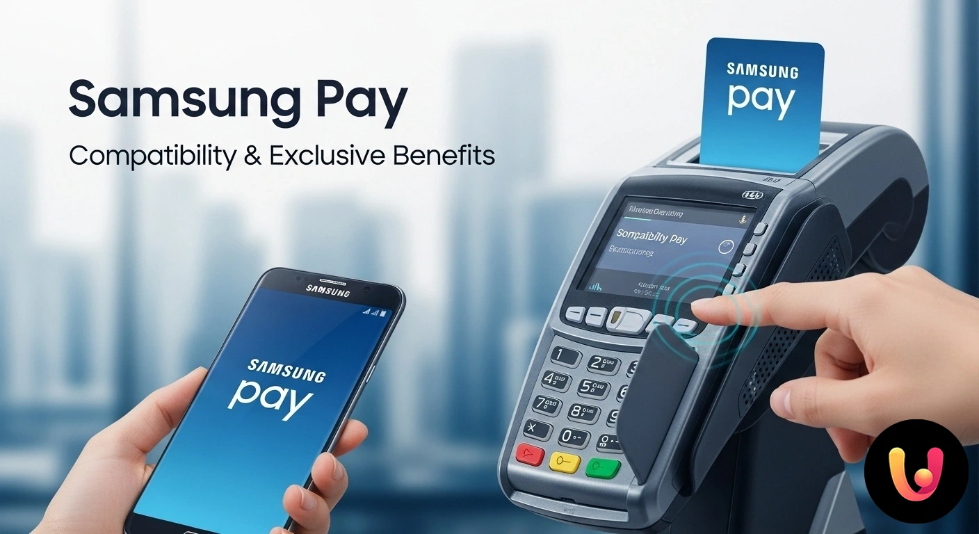 Samsung Pay: Compatibilità e Vantaggi per Pagamenti Veloci Pagamento contactless effettuato avvicinando uno smartphone samsung a un terminale pos per completare una transazione.