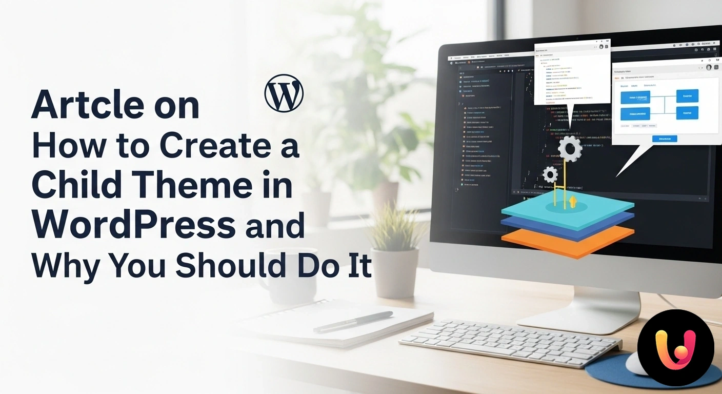 Crea un Child Theme WordPress: Guida per personalizzare il tuo sito in sicurezza. Diagramma della relazione tra un parent theme e un child theme in wordpress, con il tema figlio che eredita le funzionalità.