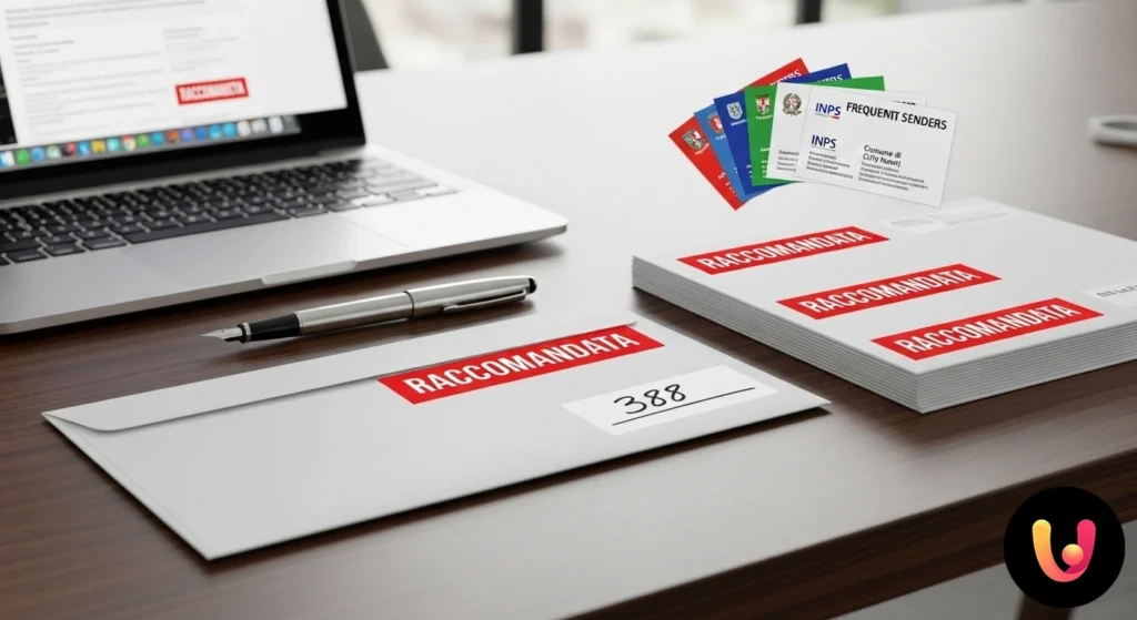 Nahaufnahme eines papierhaften Benachrichtigungsscheins, bei dem der Zahlencode 388 mit einer Lupe hervorgehoben wird.