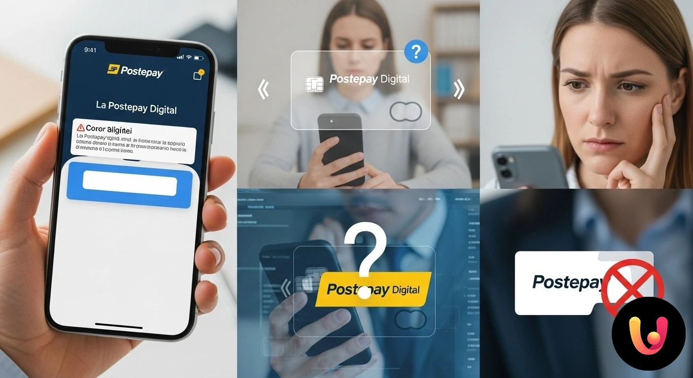 Postepay Digital non appare in app: cause e come risolvere