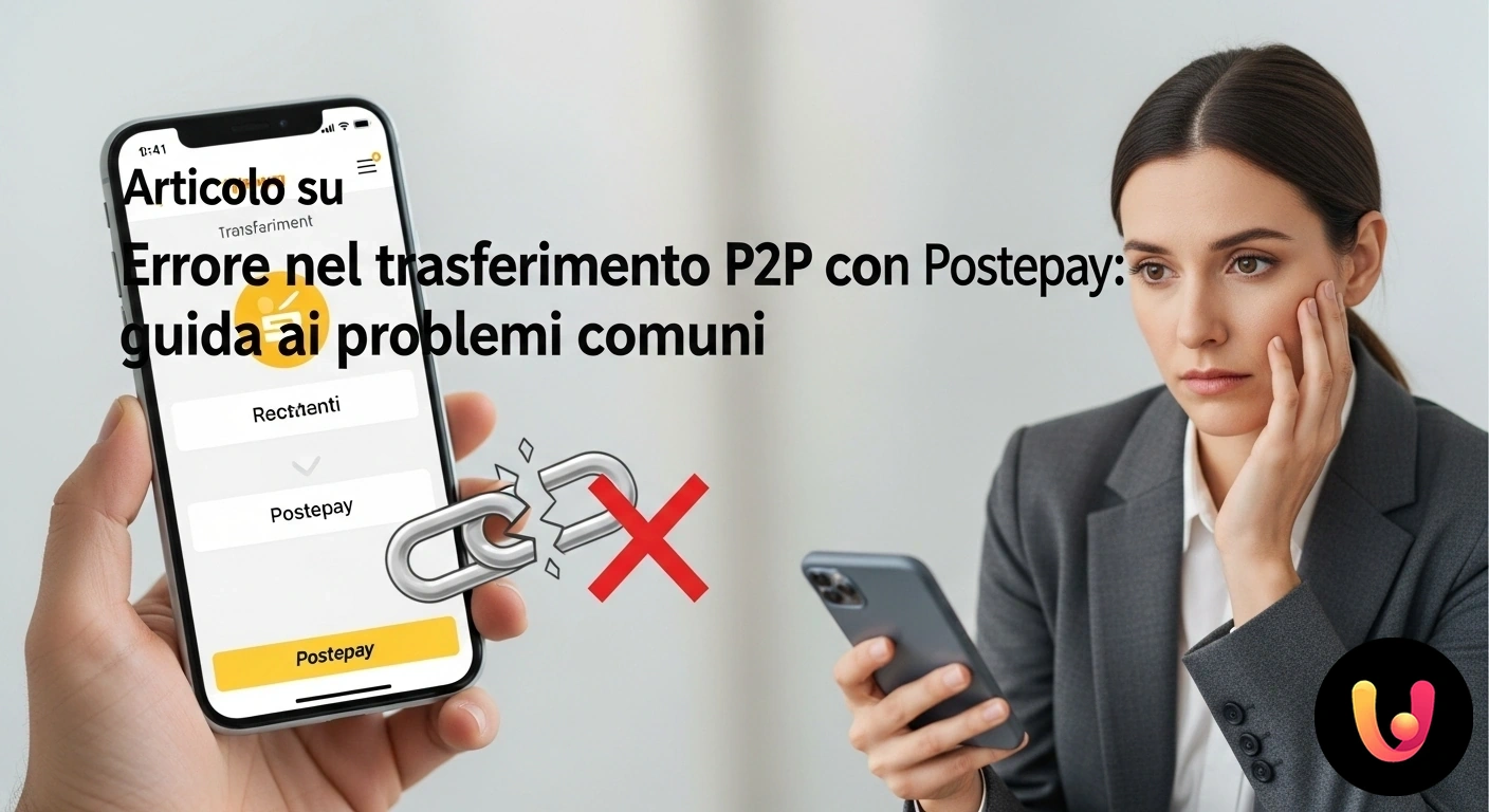Errore P2P Postepay: guida completa ai problemi comuni