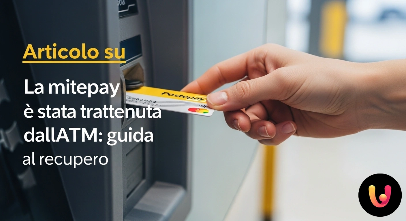 Postepay trattenuta dall’ATM? Guida completa al recupero
