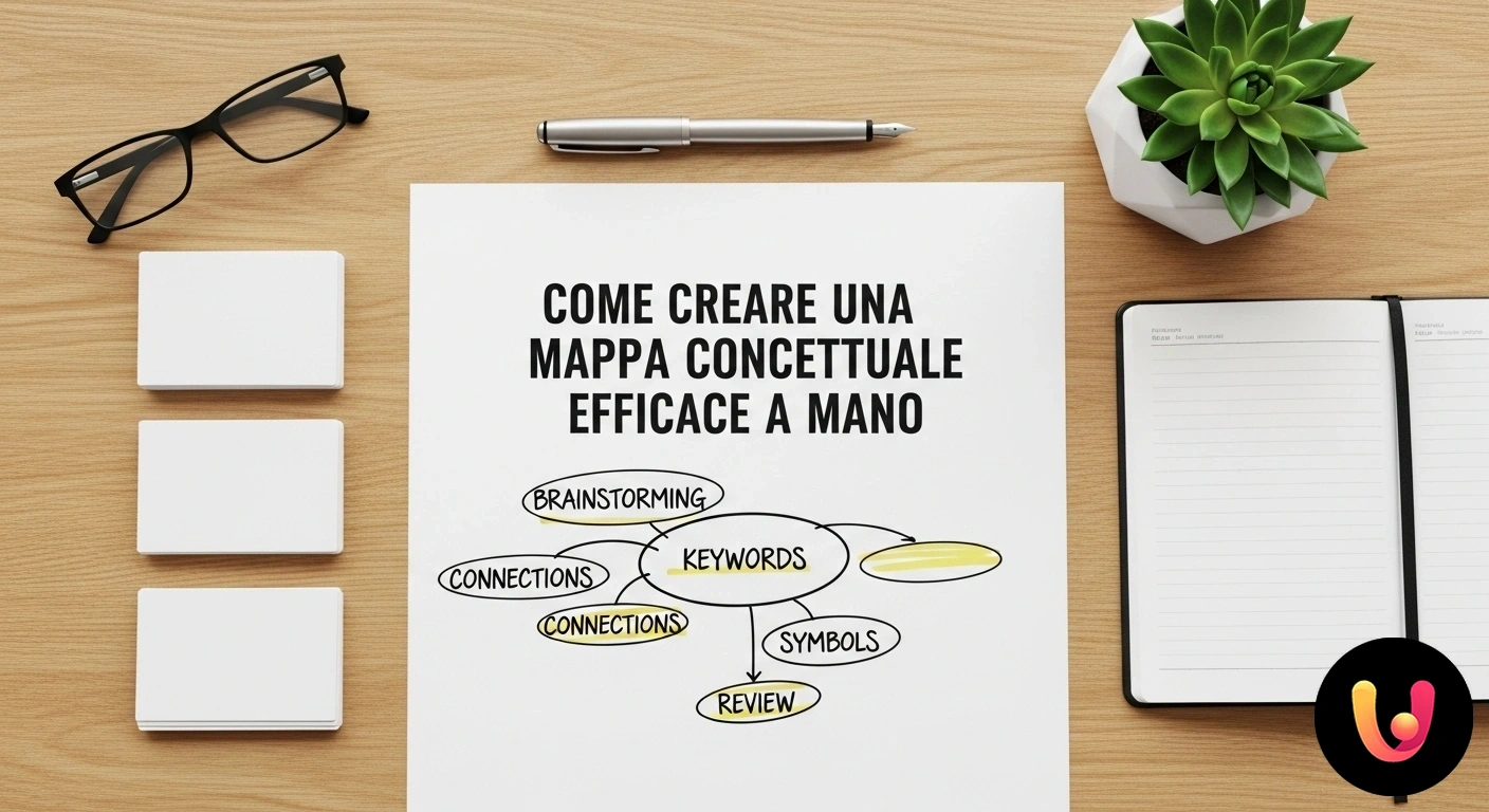 Come creare una mappa concettuale a mano