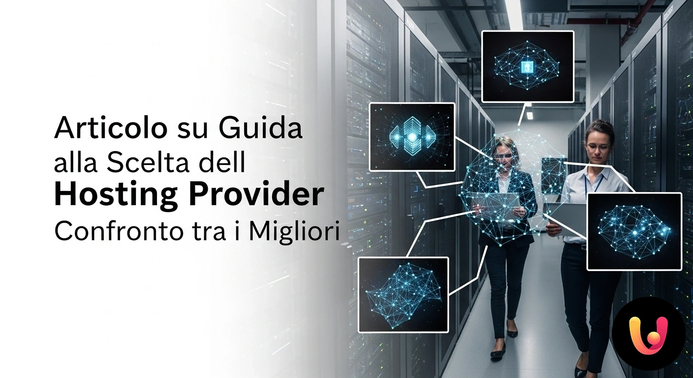 Guida alla Scelta del Miglior Hosting Provider Mano che interagisce con un'interfaccia digitale per confrontare e selezionare un piano di hosting tra diverse opzioni server