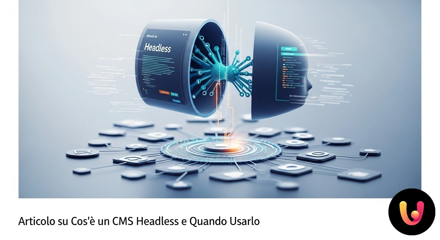 Cos'è un CMS Headless: la soluzione flessibile per distribuire contenuti ovunque. Architettura di un cms headless: il backend centralizzato fornisce contenuti a diversi dispositivi (web, mobile, iot) tramite
