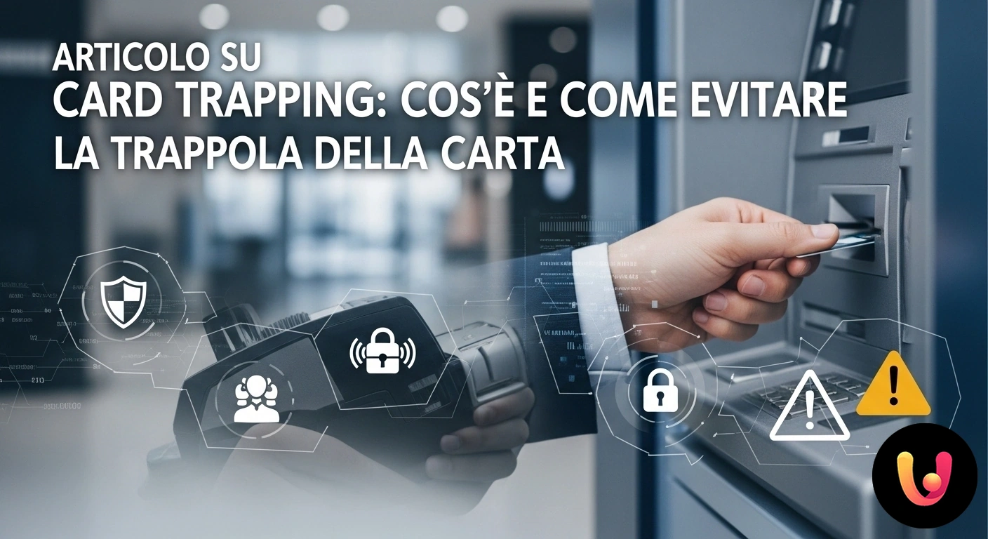 Card Trapping: proteggi la tua carta dalla trappola al bancomat. Mano che cerca di estrarre una carta di credito bloccata nello sportello di un atm a causa di un dispositivo di trapping.