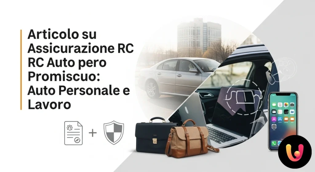 Persona in piedi accanto a un'auto, con in una mano una valigetta da lavoro e nell'altra una borsa della spesa.