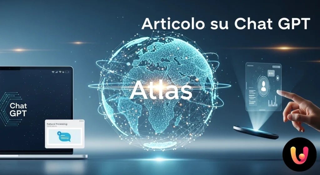 ChatGPT Atlas: Ghid pentru Noul Browser AI de la OpenAI Interfaccia utente del browser chatgpt atlas su macos, con una barra laterale per l'interazione con l'intelligenza artificial