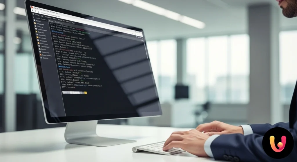 Interfaccia a riga di comando linux con esempi di comandi rapidi per la gestione di file e directory.
