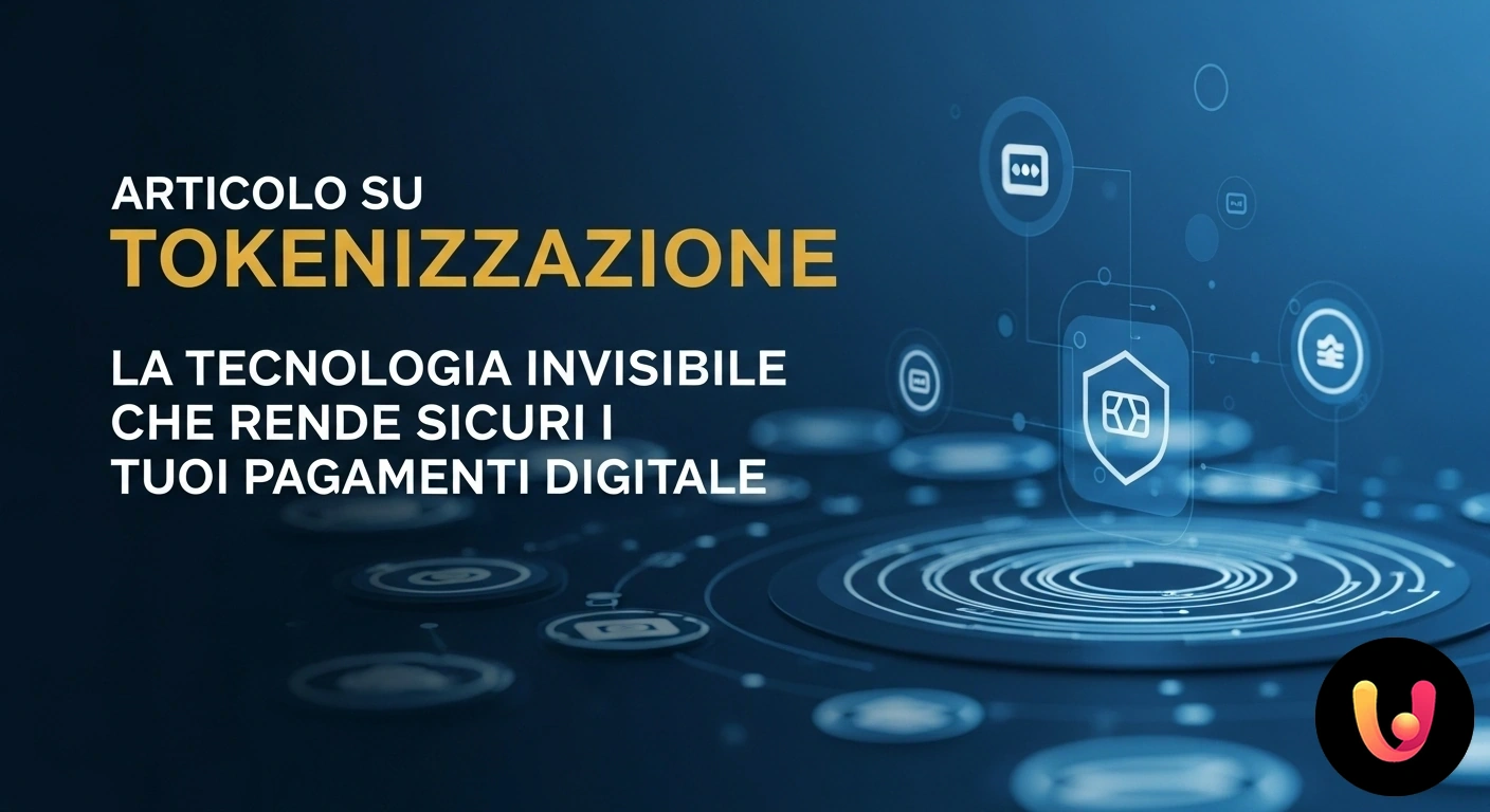 Tokenizzazione: La Tecnologia per Pagamenti Digitali Sicuri Rappresentazione del processo di tokenizzazione: dati di una carta di credito trasformati in un token digitale sicuro e prote