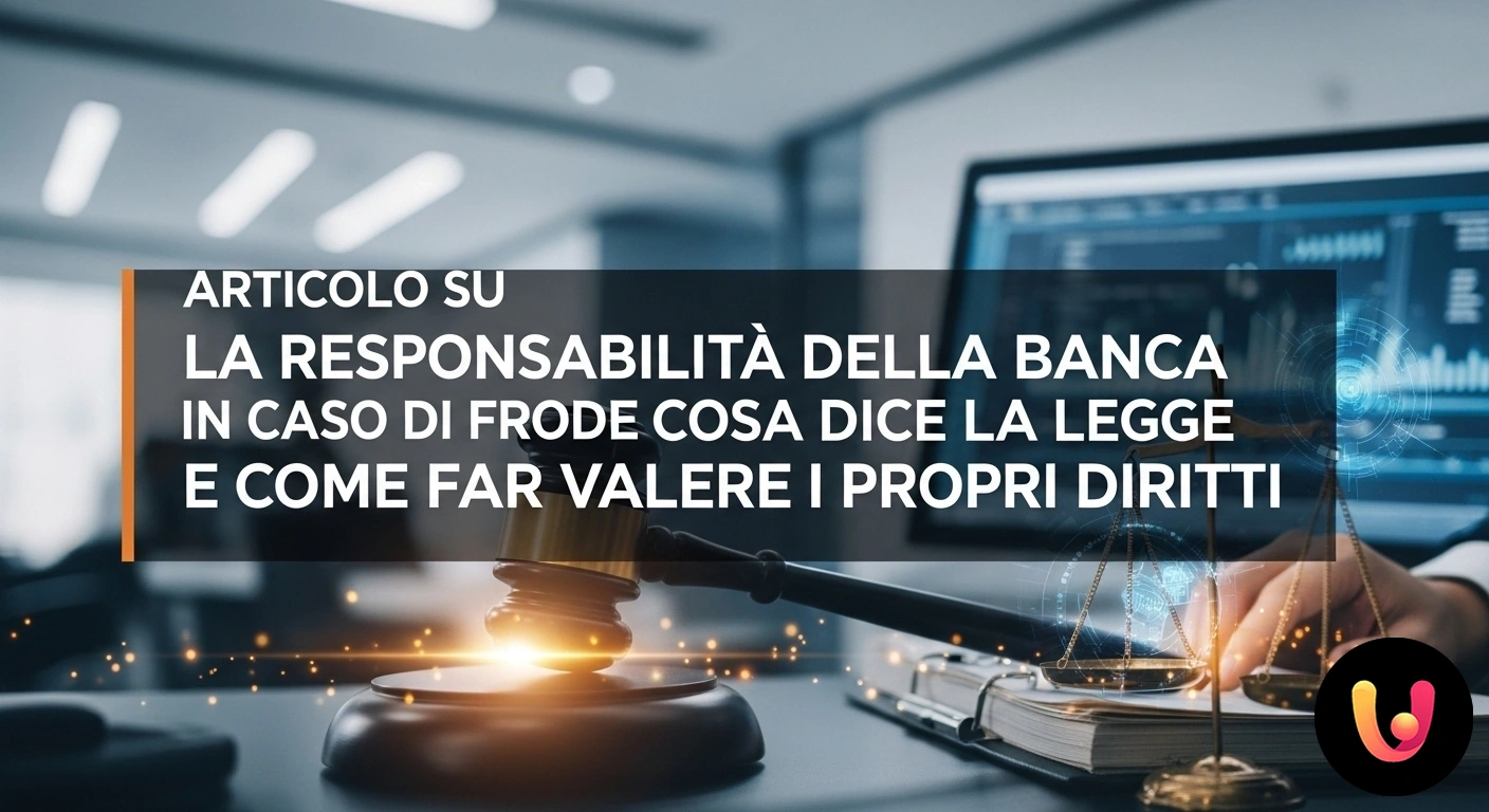 Frode sul conto: quando la banca deve rimborsarti per legge