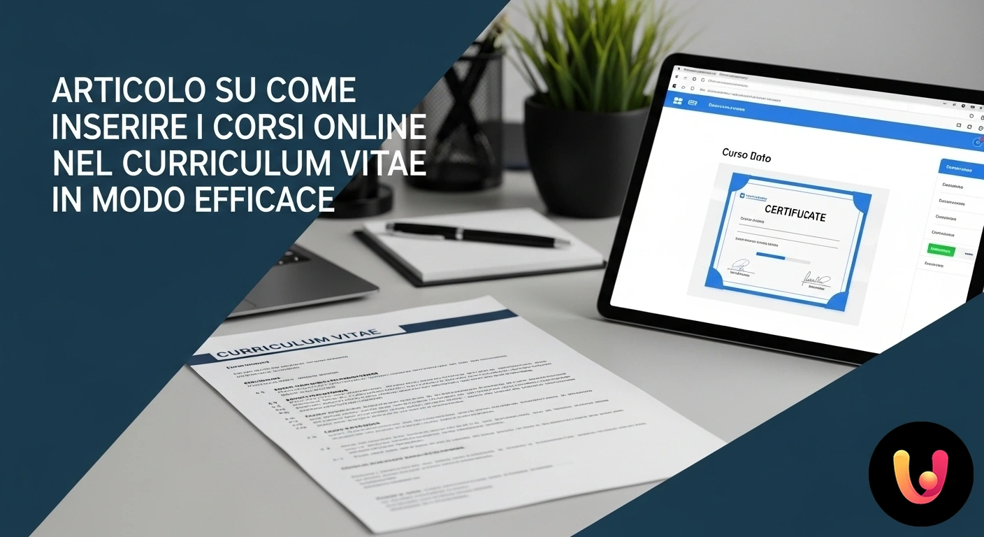 Corsi Online nel CV: Guida Pratica per Farti Notare