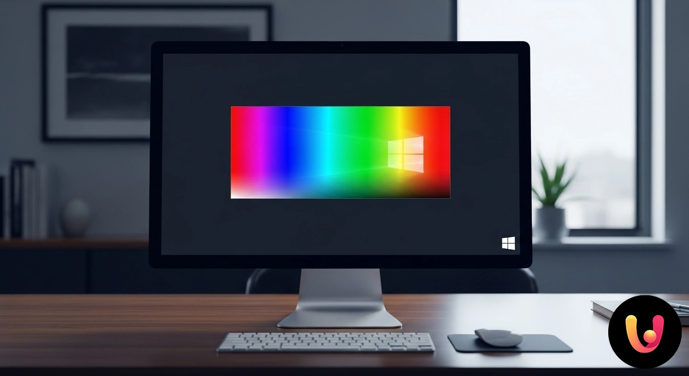 Problemi di colori alterati sul monitor in Windows? Ecco come risolverli. Confronto visivo su monitor tra un'immagine con colori corretti e la stessa immagine con una forte dominante di colore gialla