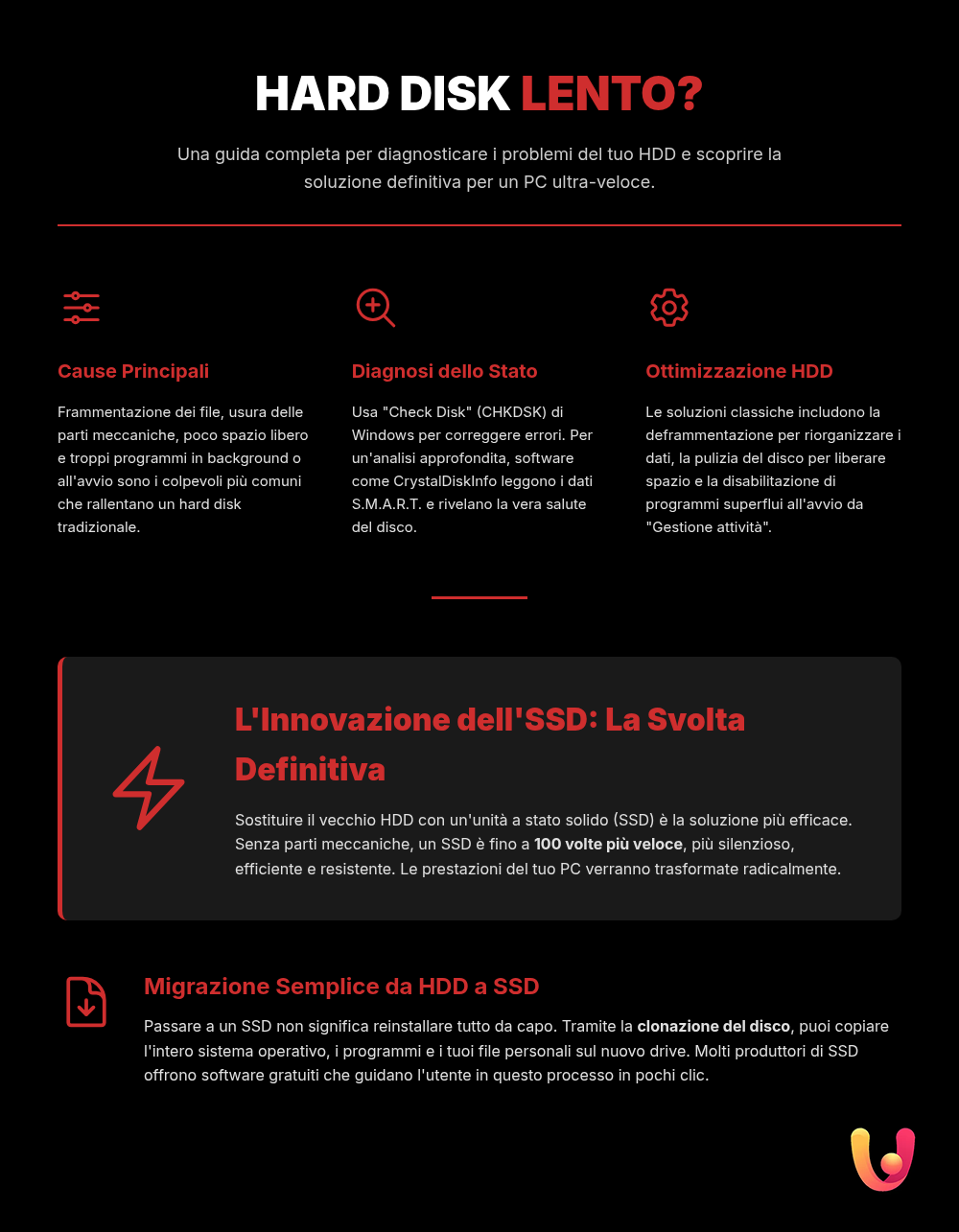 ¿Disco duro lento? Guía rápida para optimizar el PC con Windows - Infografía resumen
